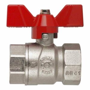 ROBINET DE TRECERE PENTRU APA CU BILA SI FLUTURE, DN 3/4", FIV, FILET INTERIOR