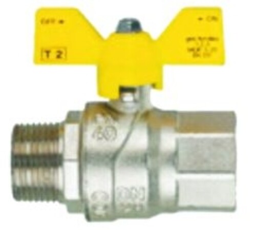ROBINET BILA GAZ 1/2", FILET INTERIOR-EXTERIOR, FIV